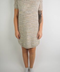 Woll-Mix Strickkleid Gr. S