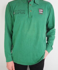 Langarm Poloshirt Gr. L