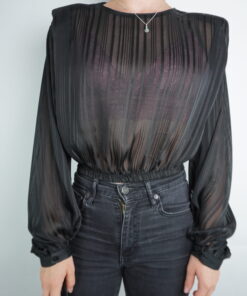 Bluse Gr. ca. S (leichte Schulterpolster)