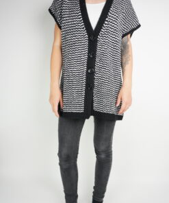 Frank Walder Kurzarm Strickjacke Gr. XL