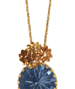 Dusty Rose Halskette, Gold plattiert