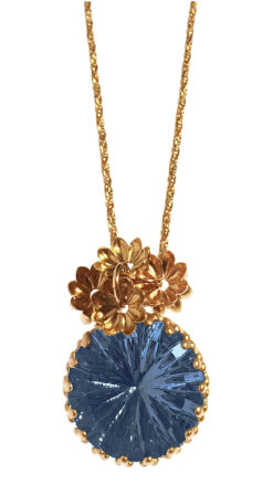 Dusty Rose Halskette, Gold plattiert