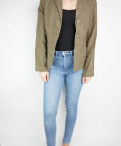 100% Leinen-Blazer Gr. S