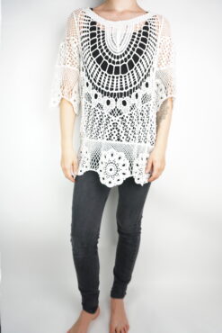 Häckel-Bluse Gr. ca. S