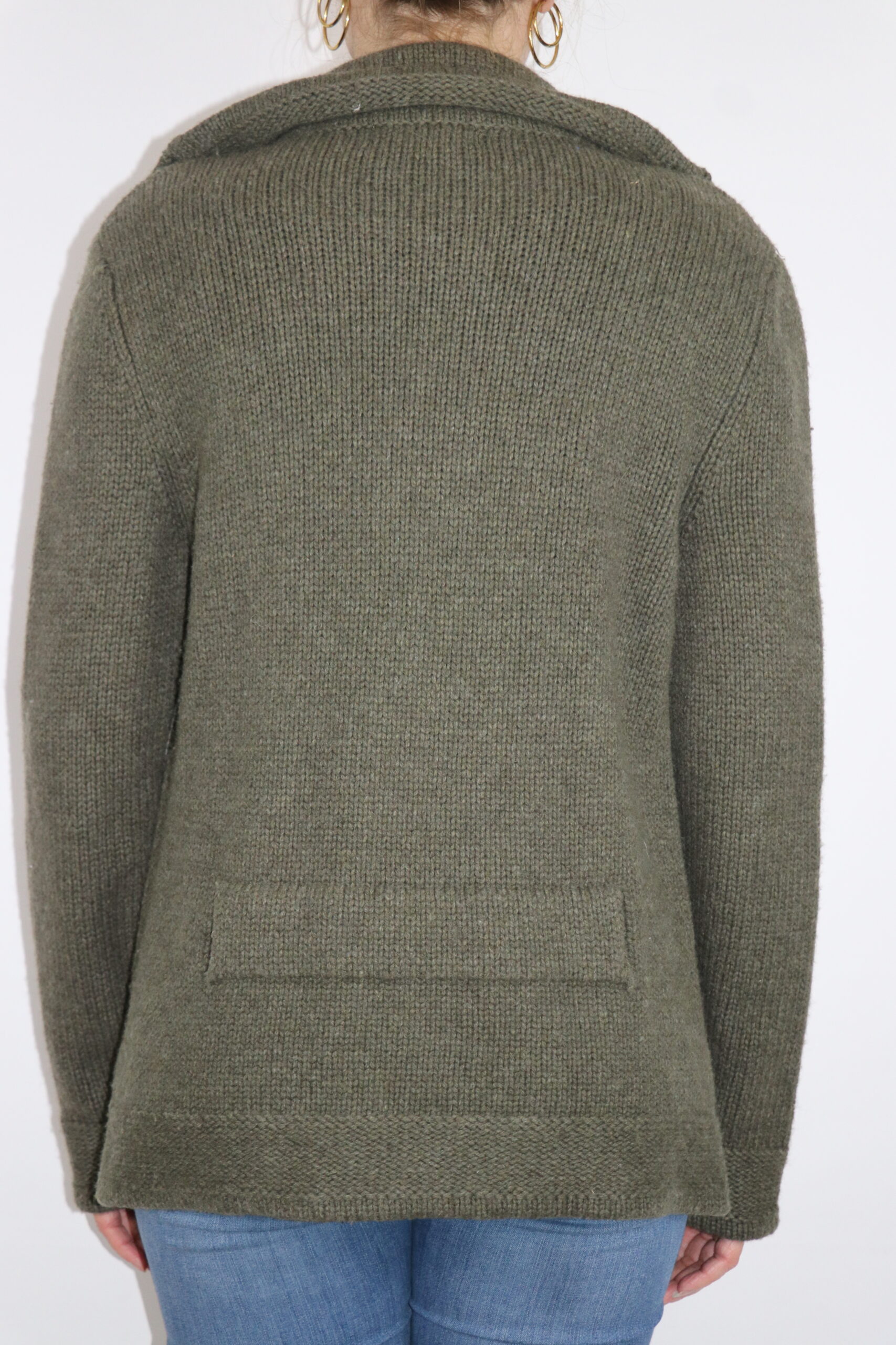 Strickjacke 100% Lammwolle Gr. L – Bild 2