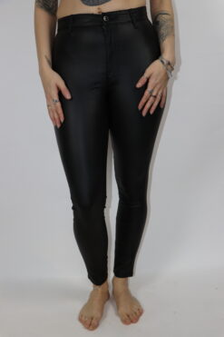 Lederlook Hose Gr. 36