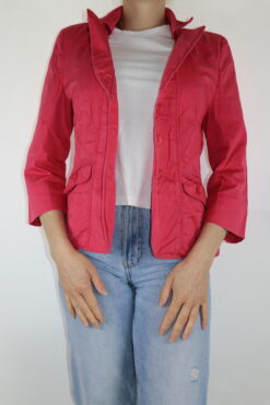 Jacke mit Schulterpolster Gr. ca. S/M