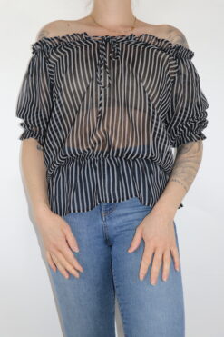 Bluse transparent Gr. ca. M/L