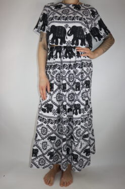 Elefanten Set Gr. ca M (Rock und Shirt)