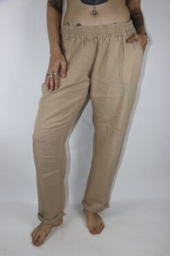 Hose mit Leinenanteil Gr. XL