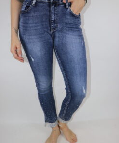 Glitzer Jeans Gr. M