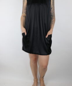Seidenoptik Kleid Gr. 38