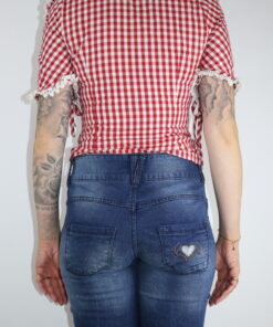 Alternative view of Oktoberfest Trachten Bluse Gr. 34