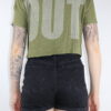 Cropped Shirt Gr. XS (eher grösser) – Bild 2
