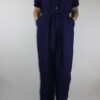 Jumpsuit mit Leinenanteil Gr. 42