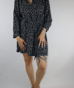 Kleid mit Leinenanteil Gr. S