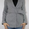 Blazer mit Schulterpolster & Gurt Gr. M – Bild 2