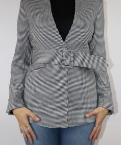Alternative view of Blazer mit Schulterpolster & Gurt Gr. M