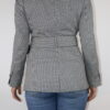 Blazer mit Schulterpolster & Gurt Gr. M – Bild 3