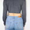 cropped Langarmshirt Gr. ca. S/M – Bild 2