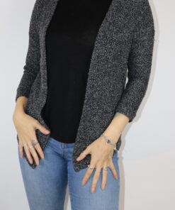 leichte Strickjacke Gr. XS mit Wollanteil