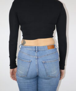 Alternative view of cropped Langarmshirt Gr. S